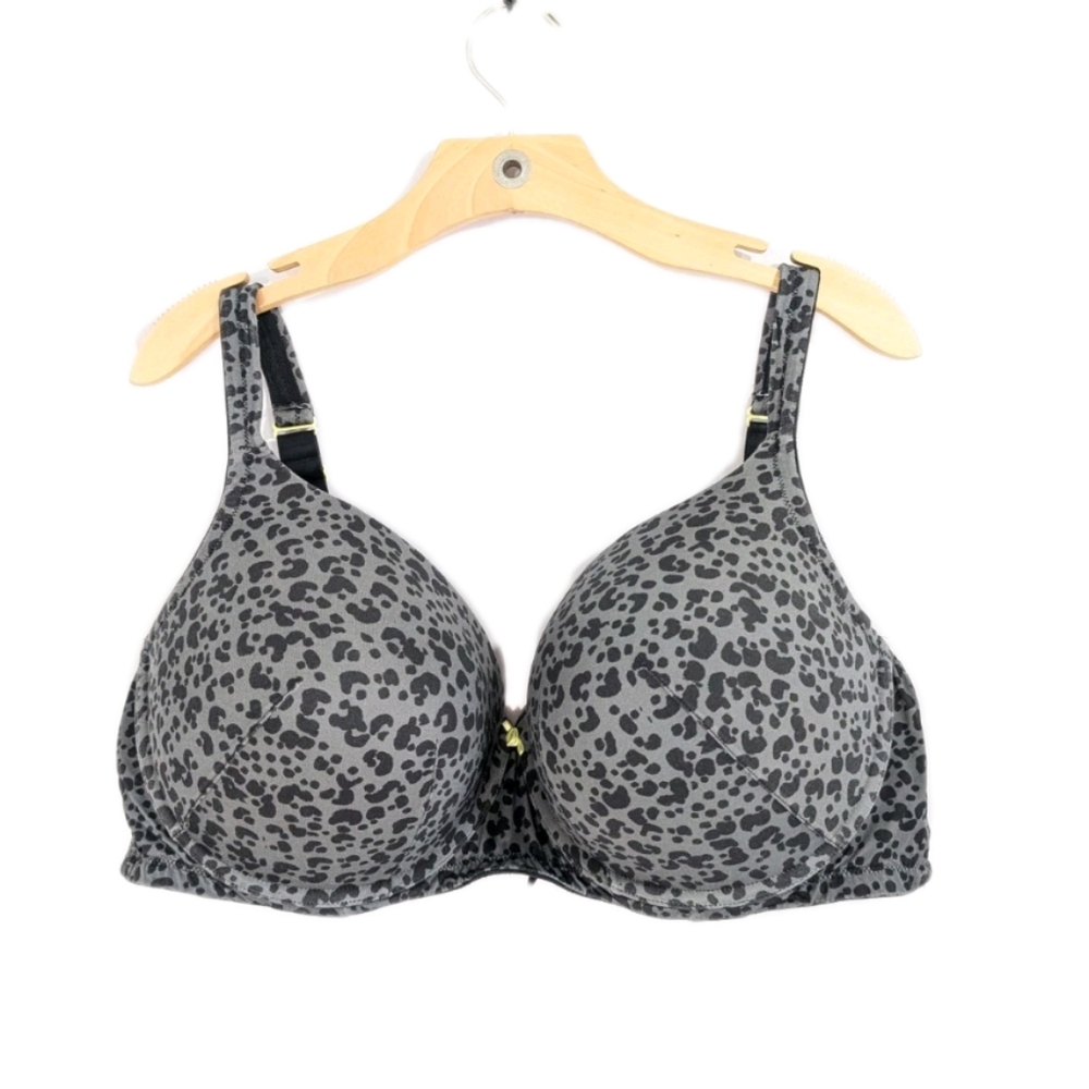 Cacique Boost Balconette Bra 48DD Women Plus Size push up Underwire padded